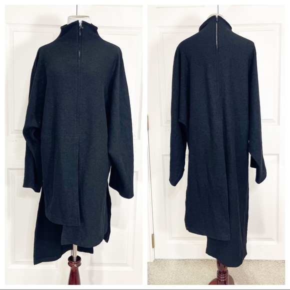 Nehera wool blend Asymetric tunic - Picture 1 of 10